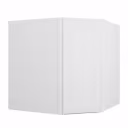 Camille Warm White Shaker 24" x 30" Diagonal Kitchen Wall Cabinet