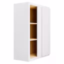Camille Warm White Shaker 27" x 30" Blind Corner Kitchen Wall Cabinet