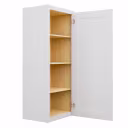 Camille Warm White Shaker 12" x 42" Kitchen Wall Cabinet
