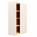 Camille Warm White Shaker 27" x 42" Blind Corner Kitchen Wall Cabinet