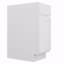 Camille Warm White 15" Base Kitchen Cabinet