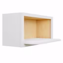 Americana Bright White Shaker 30" x 18" x 12" Microwave Kitchen Wall Cabinet