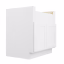 Americana Bright White 36" Farmhouse Kitchen Sink Base Cabinet