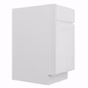 Americana Bright White 18" Kitchen Wastebasket Base Cabinet