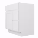 Americana Bright White 30" x 21" Bathroom Vanity Two Drawer Cabinet - Right