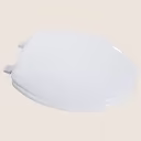 Elongated Front Toilet Seat, White