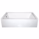 32" x 60" Rectangle Drop-In Skirted Tub