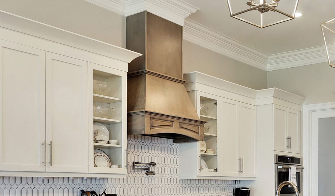 KithONE Decorative Wood Range Hood Arched Panel