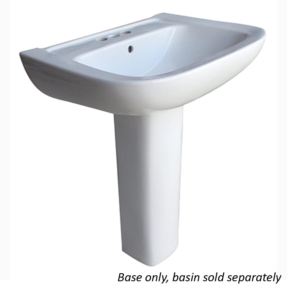 Victoria White Pedestal Lavatory (BASE ONLY) Home Outlet