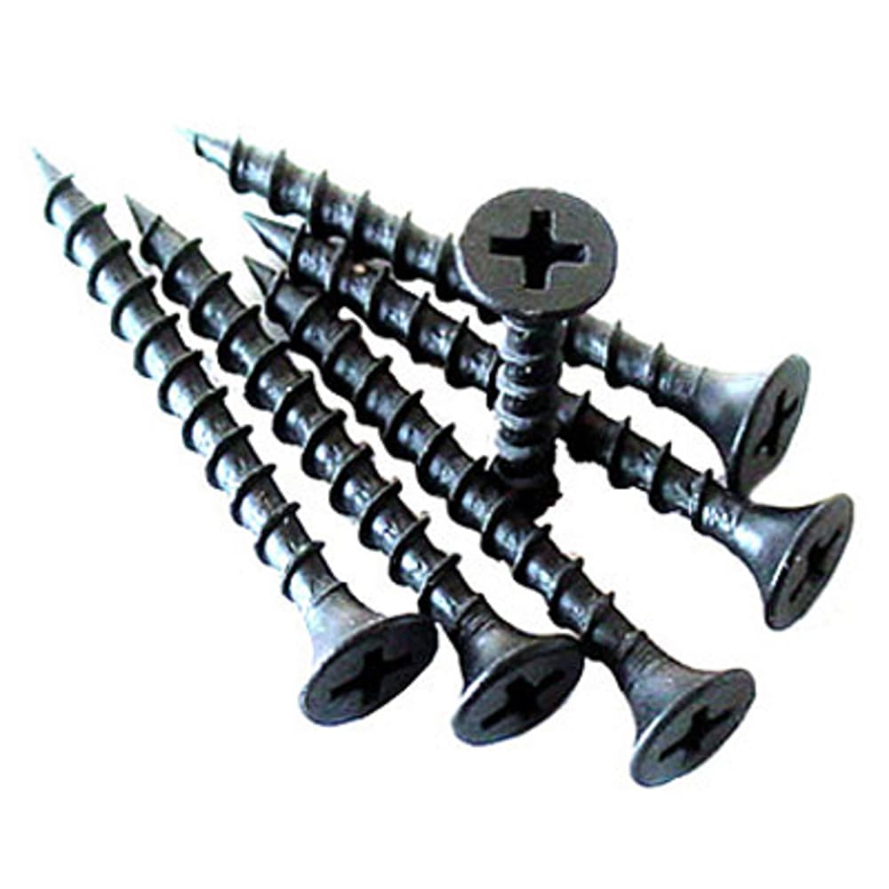 For attaching drywall to studs Steel Phosphate plated for rust resistance Bugle head Phillips drive 1 Box 3505226 Screws & Nails, Screws