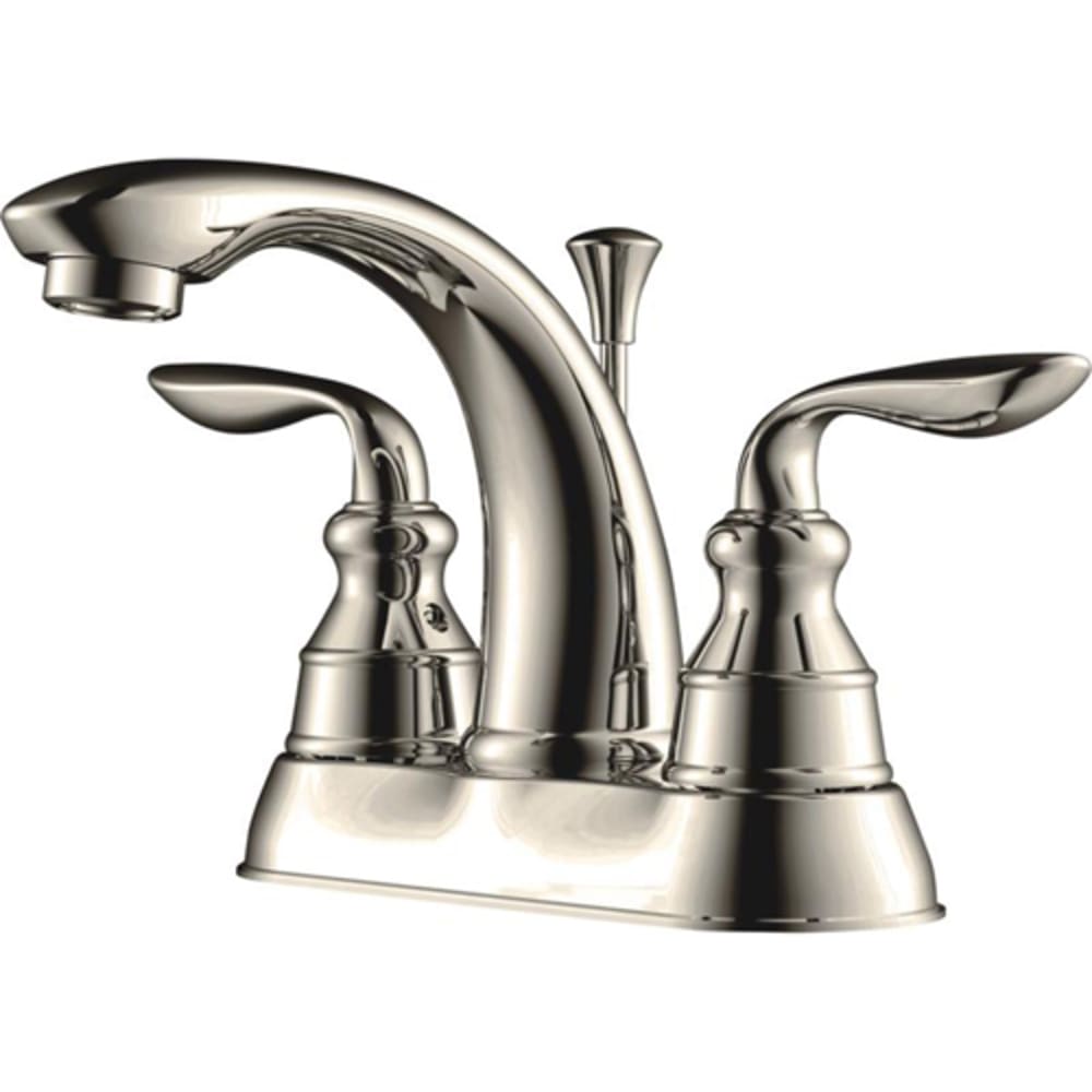 Two Handle Hi Arc Bath Faucet w/Popup, Brushed Nickel Home Outlet