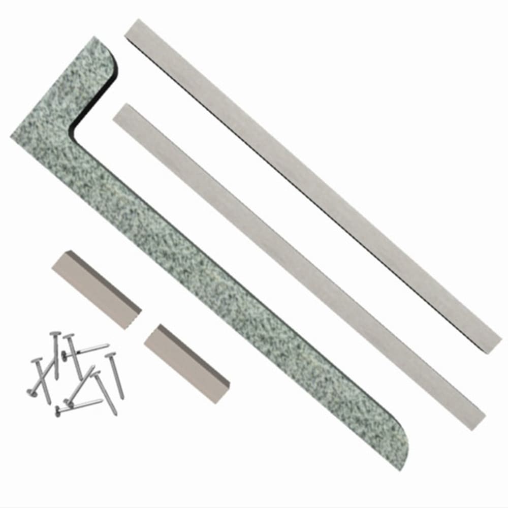 Great for giving a finished look thoughout the kitchen. Comes with one left and right end cap to match exposed edges to the color and edge 5017272 Granite end cap kit for Post formed Laminate counter tops