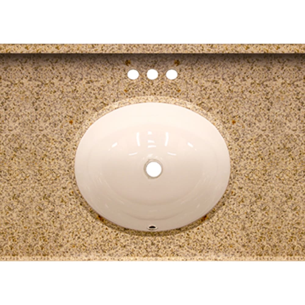 Golden Garnet 31x22 Granite Vanity Top with Round Bowl Golden Garnet 31x22 Granite Vanity Top with Round Bowl