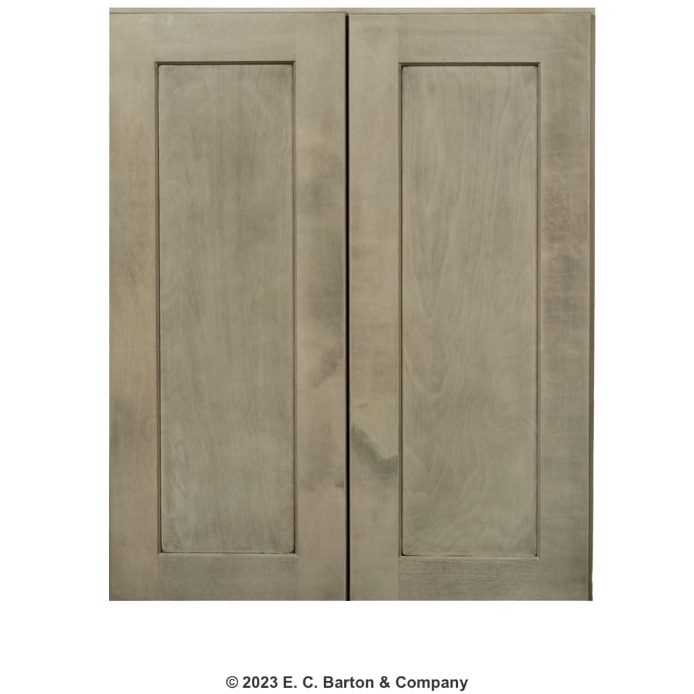 North Timber Driftwood Gray Shaker 24" x 30" Wall Home Outlet