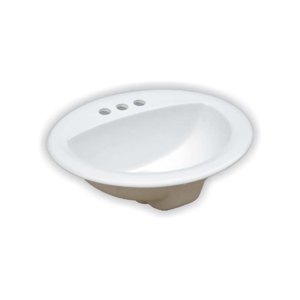 White Oval Sink Home Outlet