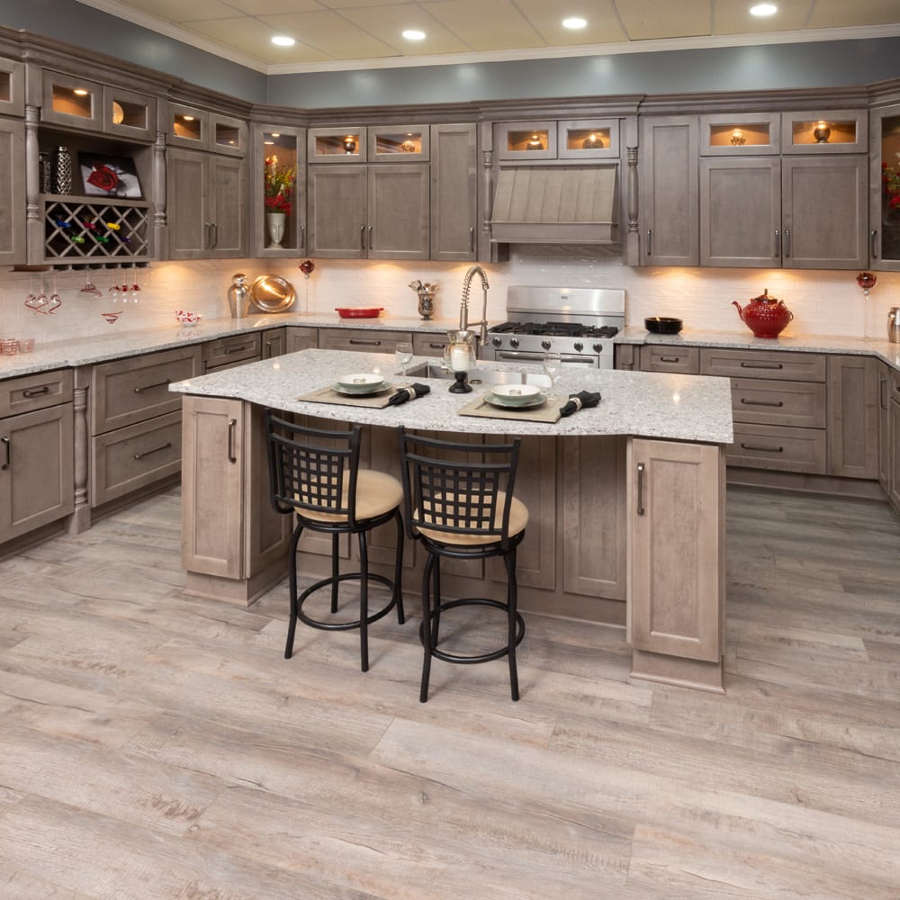 Faircrest Winchester Gray Kitchen Room Scene Faircrest Winchester Gray Kitchen Room Scene