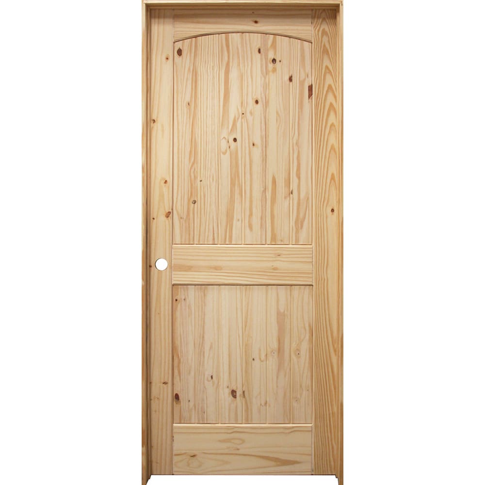 Genuine premium pine Pre hung in 4 9 16 frame Ready to stain or paint 4528229 Doors, Door Units Interior