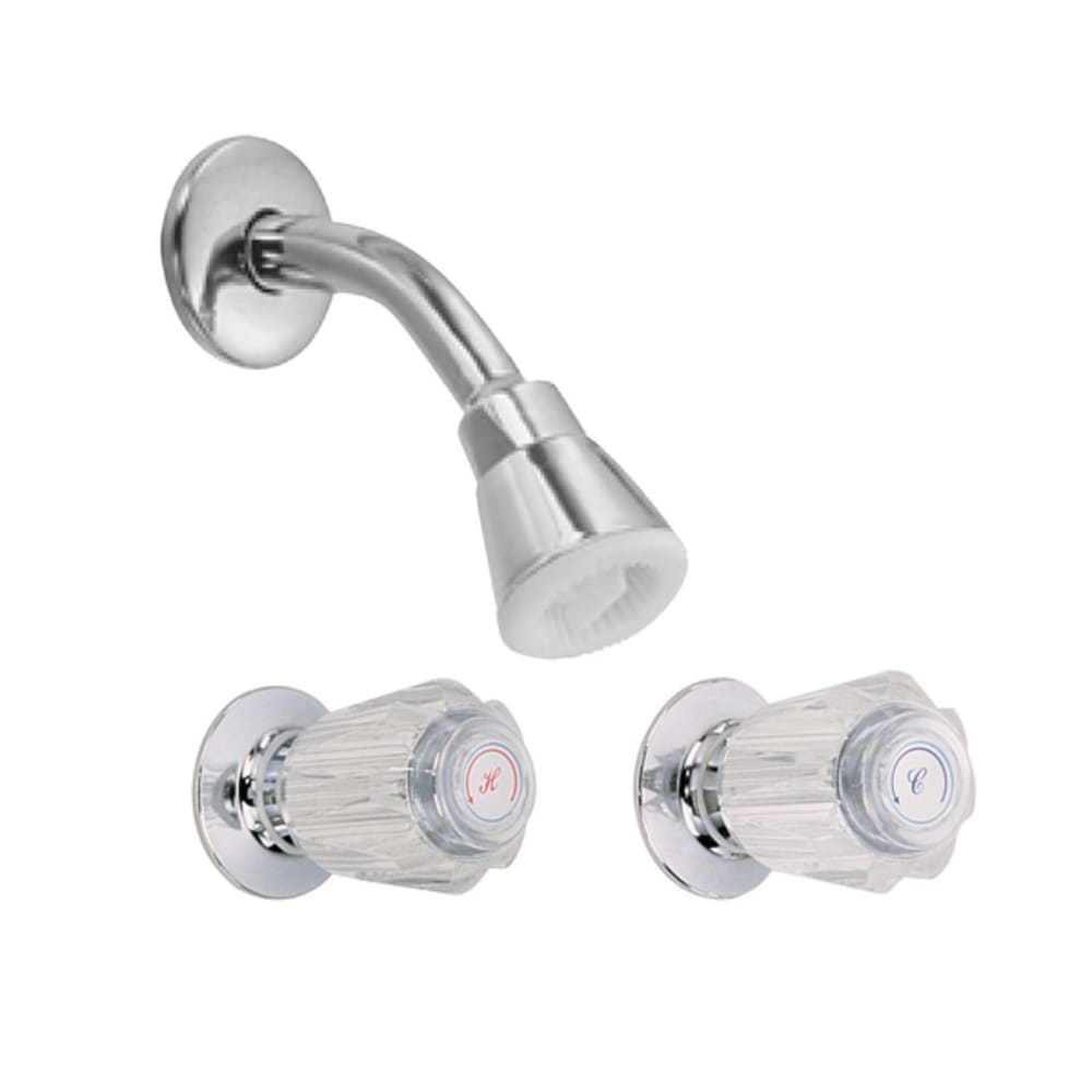 Kb Polished Chrome Dual Handle Shower Faucet Barton S Home