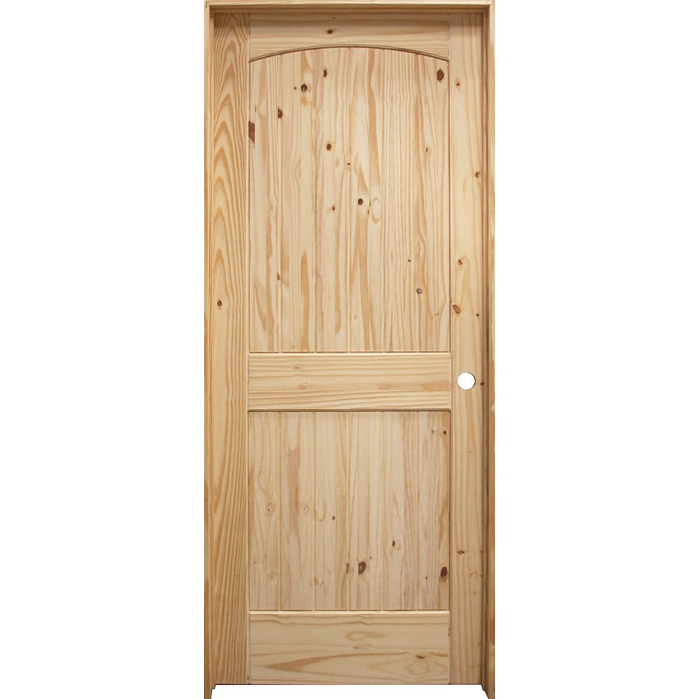 Genuine premium pine Prehung in 4 9 16 pine frame Ready to stain or paint 4528220 Doors, Door Units Interior
