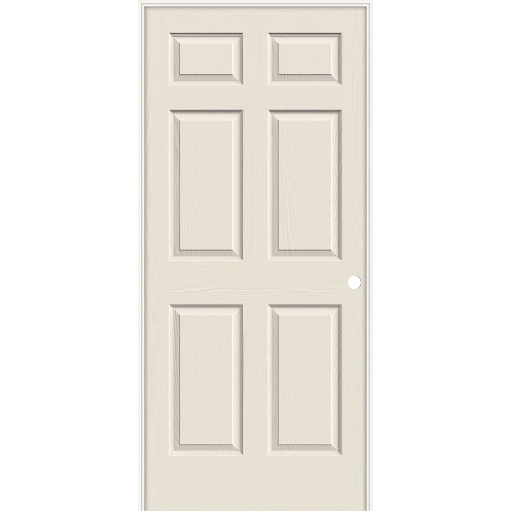 Evi 6 Panel Masonite 32 Interior Door Left Hand Home Outlet