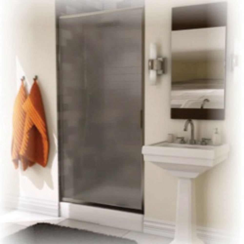 Fits alcove showers with 27 28 3 4 openings Gilmour 32S Single panel pivot door equipped with a number of parts and systems to 8032154 Bath, Shower Doors