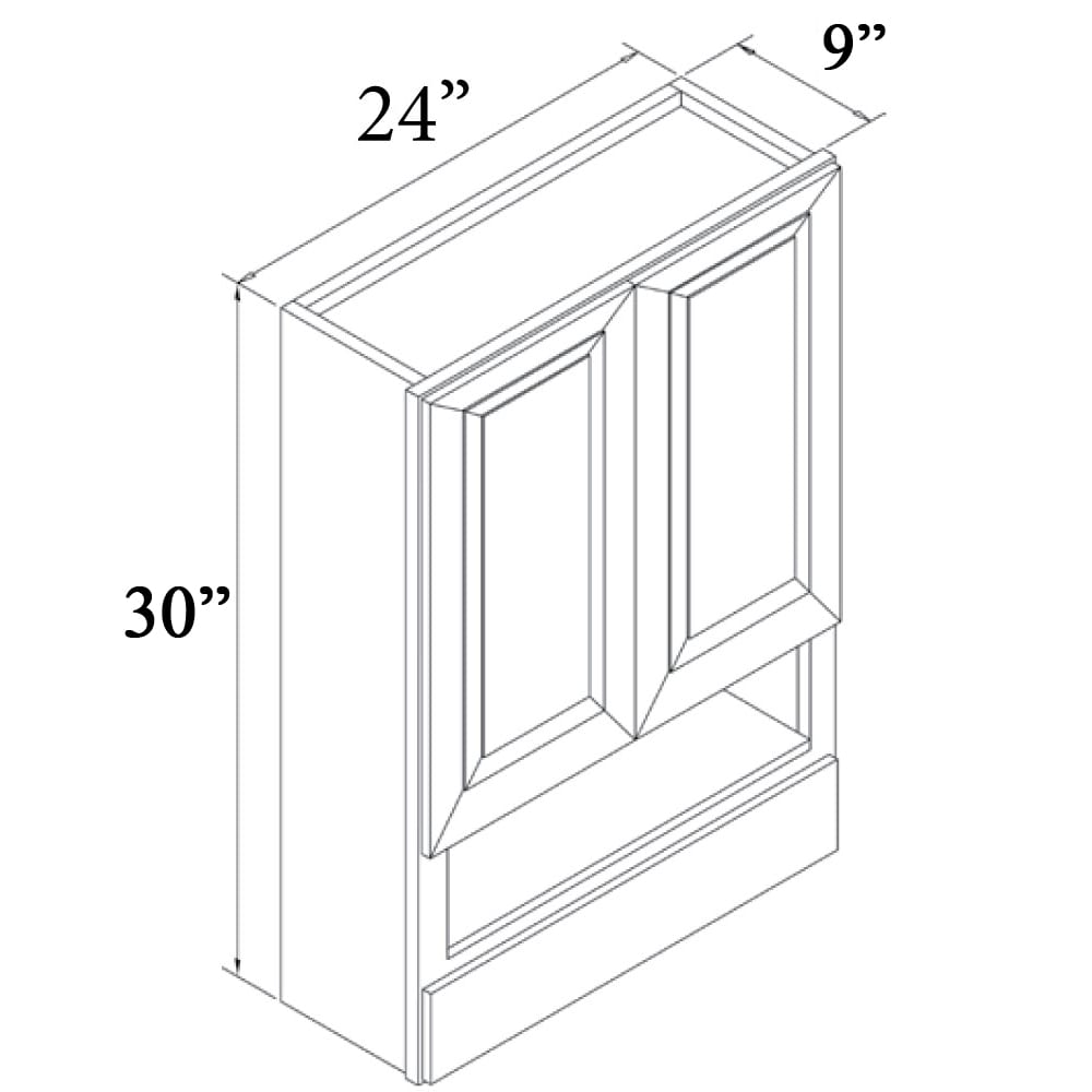 Unfinished Oak 24 X 30 Johnny Wall Cabinet Barton S Home