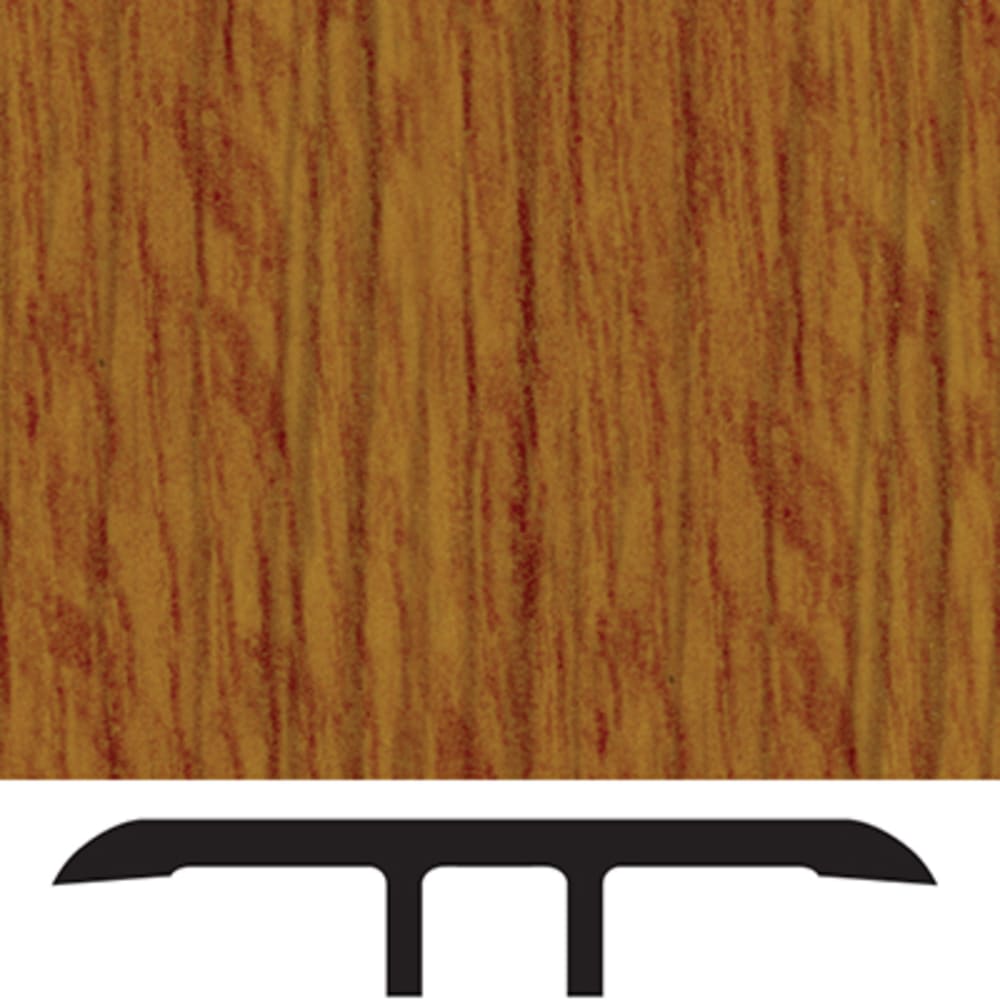 Adds a finishing touch to a floor with a matching color. LVT molding profile used to transition two floors of the same height, typically 5556035 Luxury Vinyl Floor Transition Molding Cherry