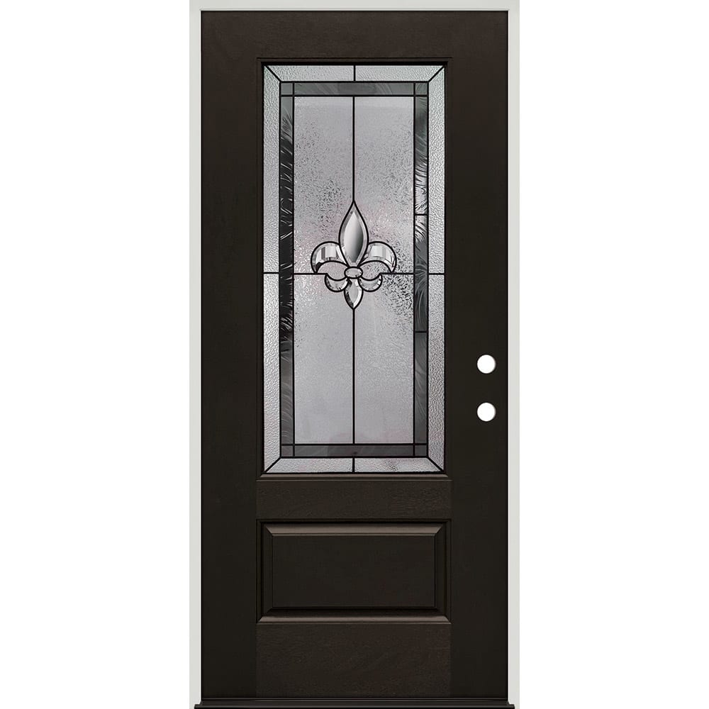 36" Prefinished Fiberglass Exterior Door LH Home Outlet