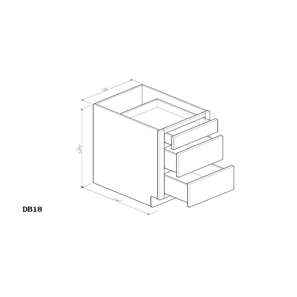 Cabinet Savannah Merlot DB18 Cabinet Savannah Merlot DB18