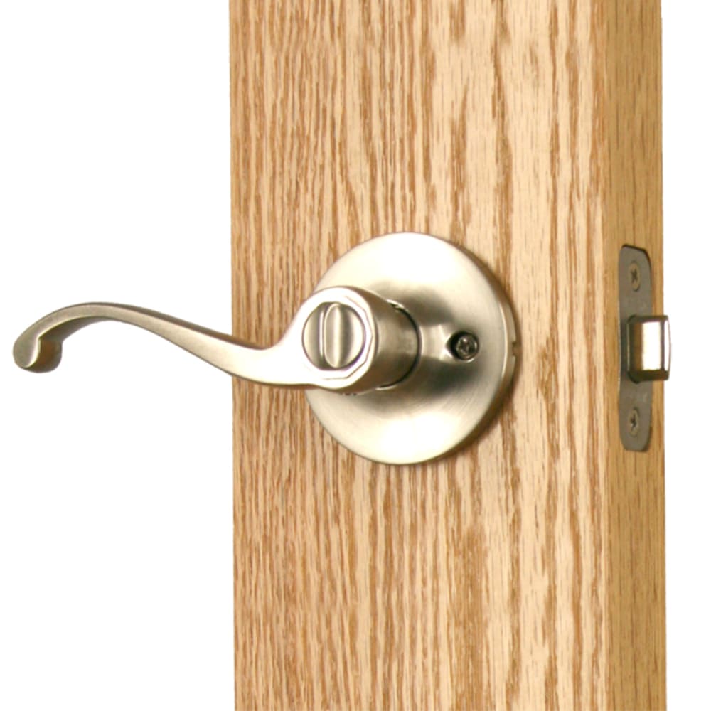 Reversible lock can be used on any door no matter the swing Great for bathrooms and bedrooms 7528266 Tools & Hardware, Locks