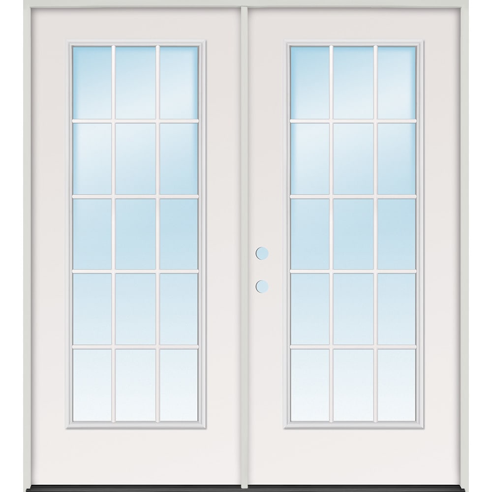 Both doors open Energy efficient insulated exterior door unit Completely assembled with full weatherstripping and fixed sill 4532142 Doors, Patio Doors