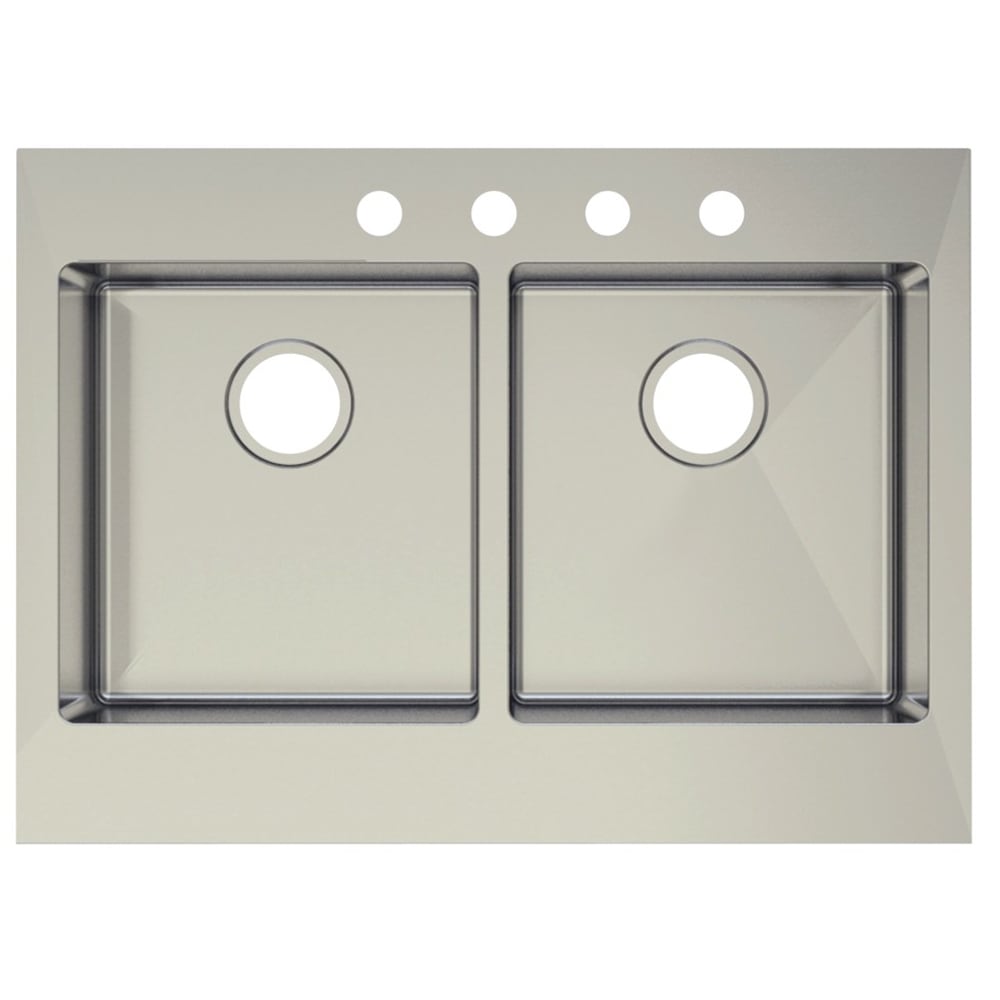 Double Bowl with Flat Front 8" Farm Sink Double Bowl with Flat Front 8" Farm Sink