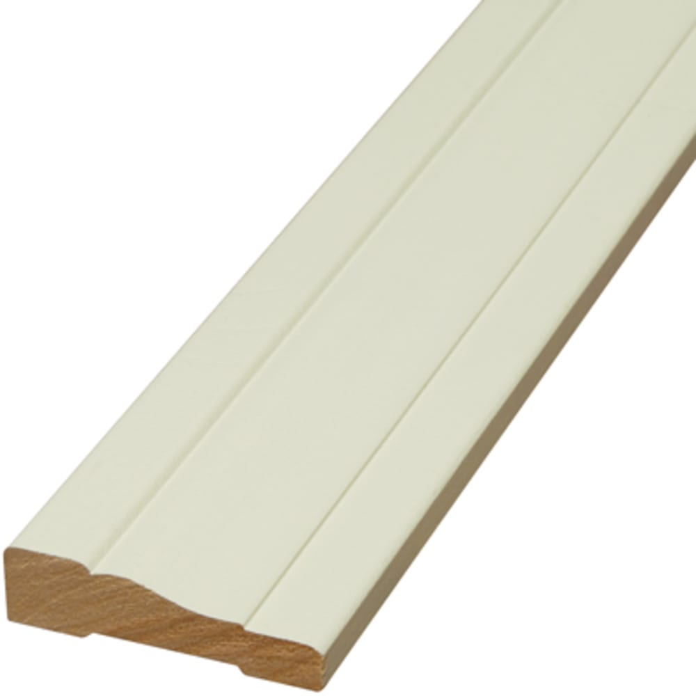 White Primed Pine Colonial Casing Moulding White Primed Pine Colonial Casing Moulding