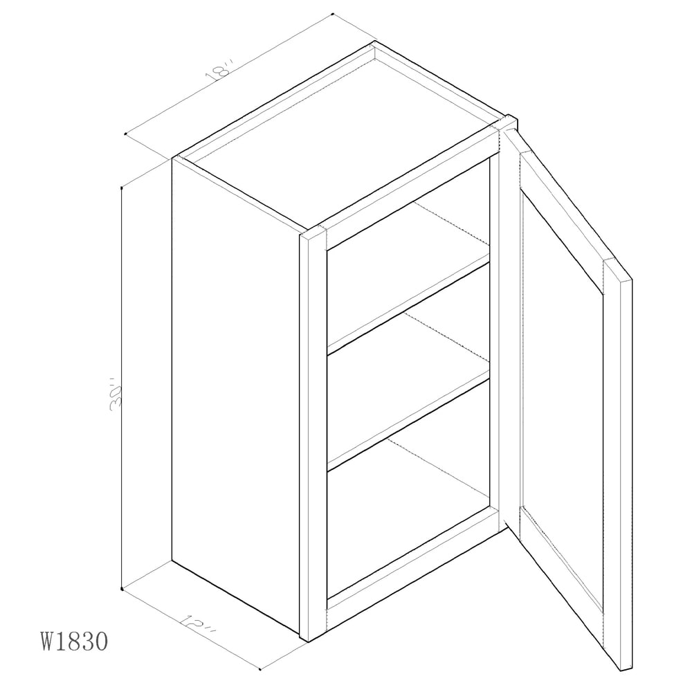 Cabinet Charleston Traditional Cognac W1830 Cabinet Charleston Traditional Cognac W1830