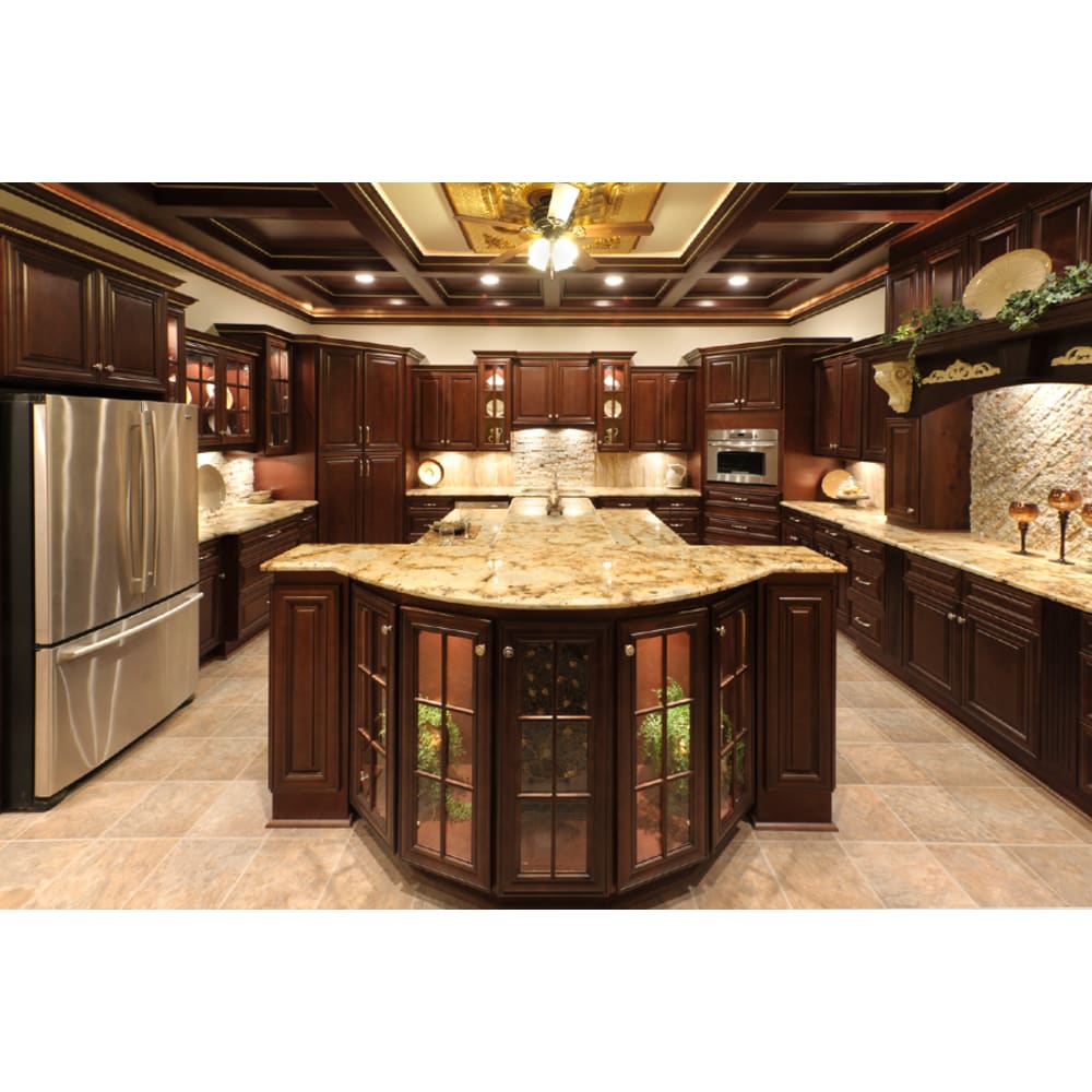 Faircrest Bristol Chocolate Kitchen Room Scene Faircrest Bristol Chocolate Kitchen Room Scene