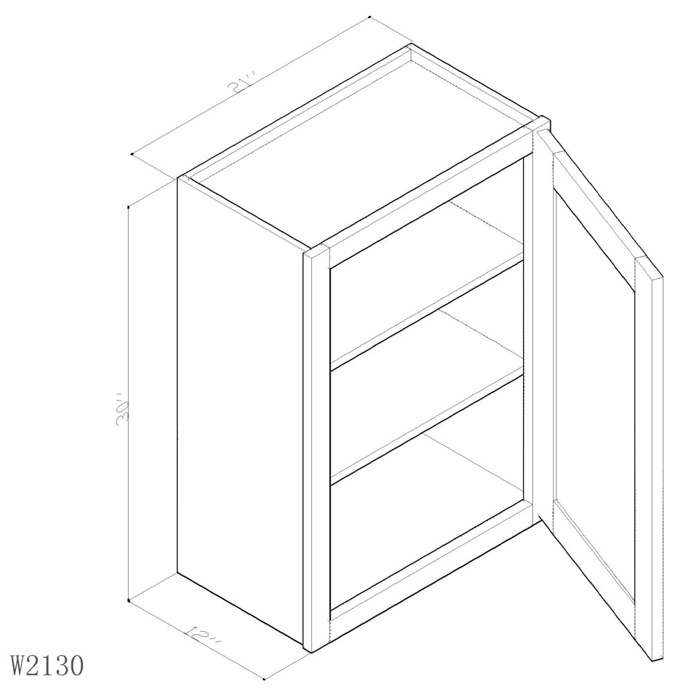 GHI Arcadia Linen White Shaker 21" x 30" Wall Home Outlet