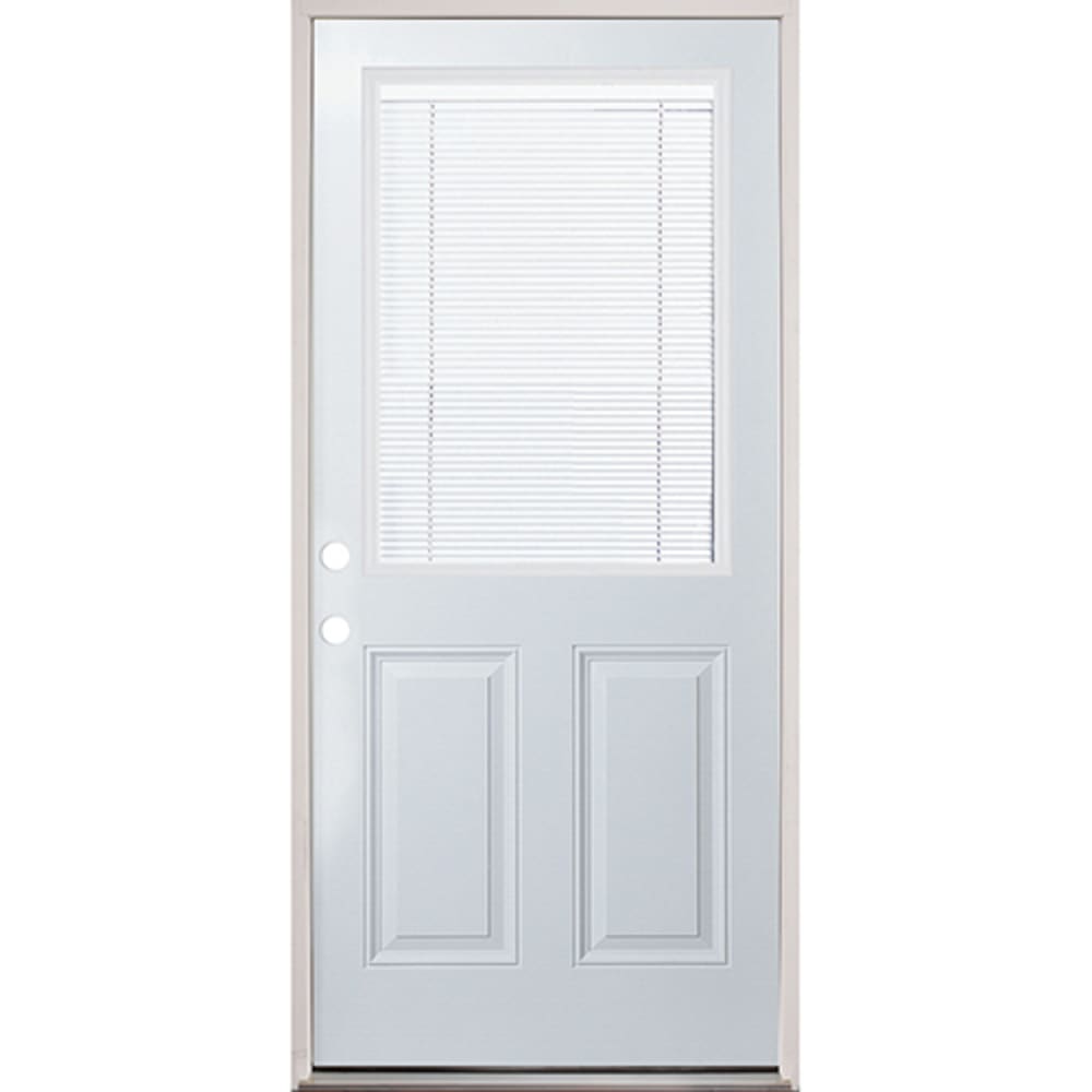 Energy efficient insulated exterior door unit Completely assembled in primed wood frame with full weatherstripping and fixed sill 4532966 Doors, Door Units Exterior