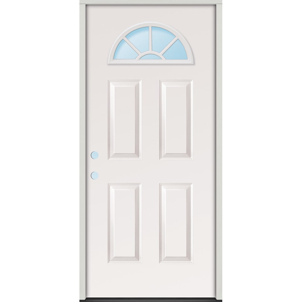 Energy efficient insulated exterior door unit Completely assembled in primed wood frame with full weatherstripping and fixed sill 4532950 Doors, Door Units Exterior