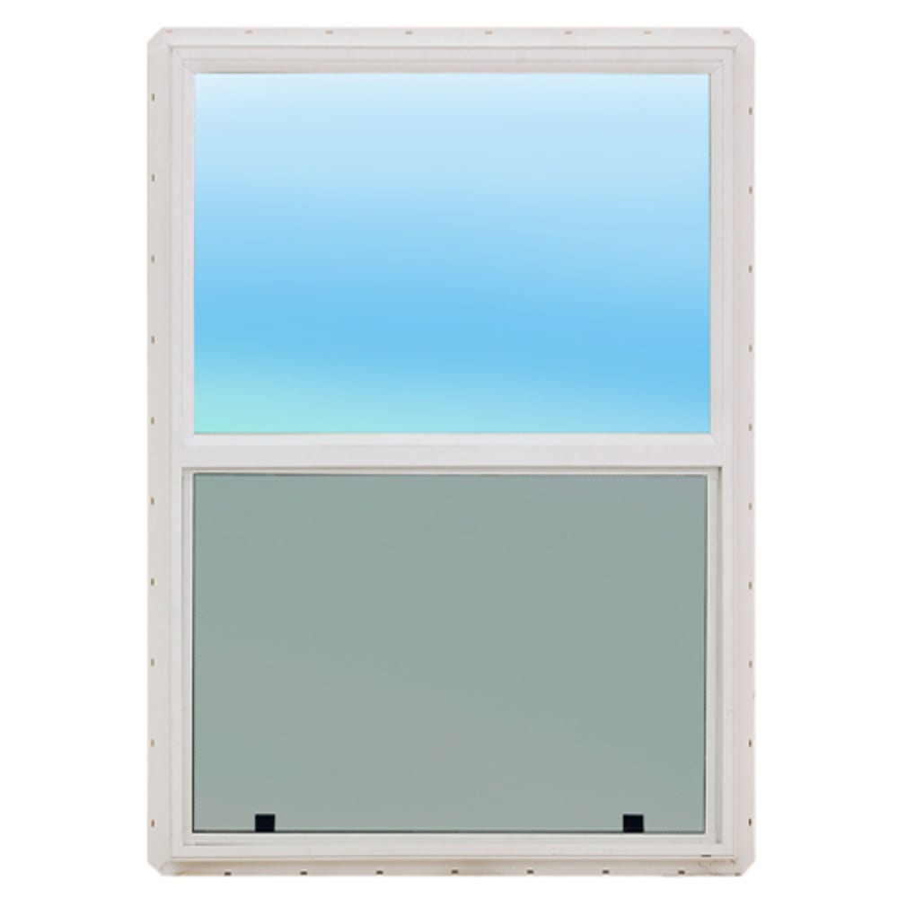 No maintenance vinyl construction Low E insulated energy efficient glass Screen included Nailing flange attached Rough opening is 1 2 4550200 Windows, New Construction Vinyl