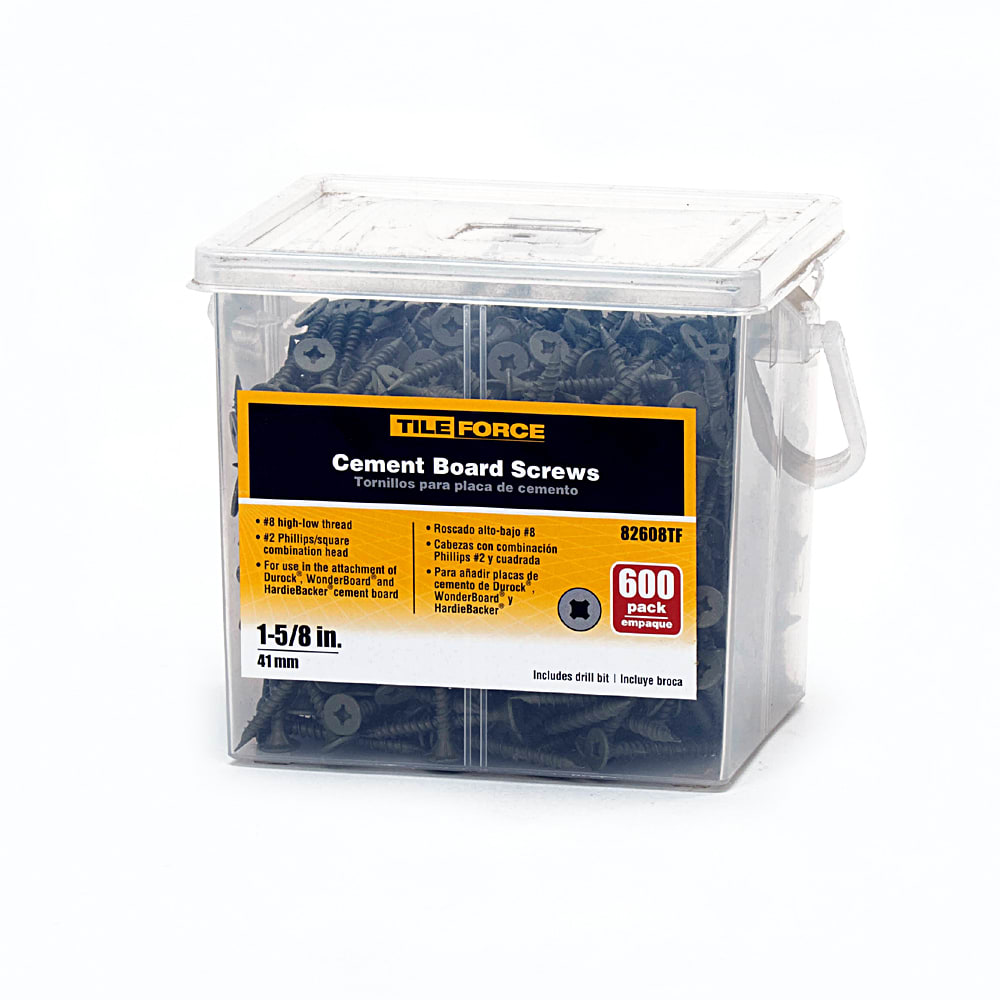 1-5/8" Cement Board Screws | Home Outlet