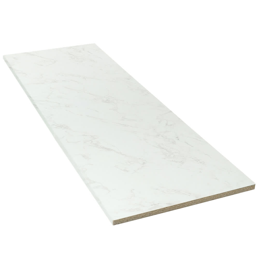 Stretta White Marble 4' Laminate Countertop Home Outlet