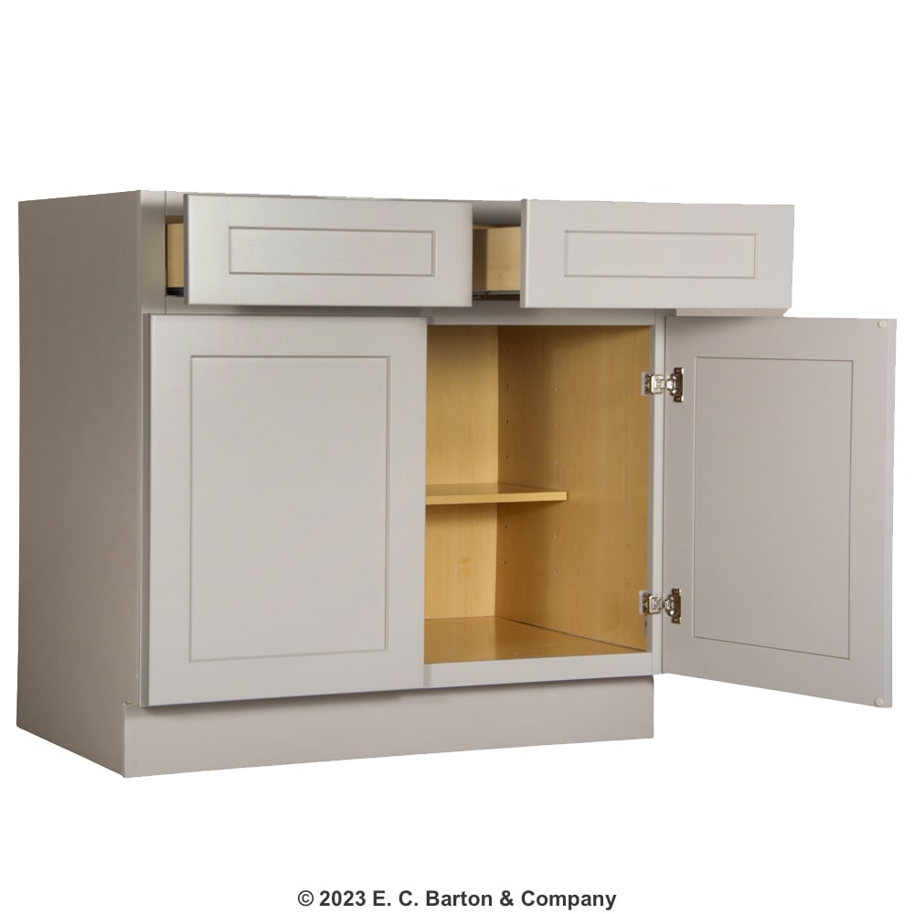 GHI Stone Harbor Gray Shaker 36" Base Home Outlet