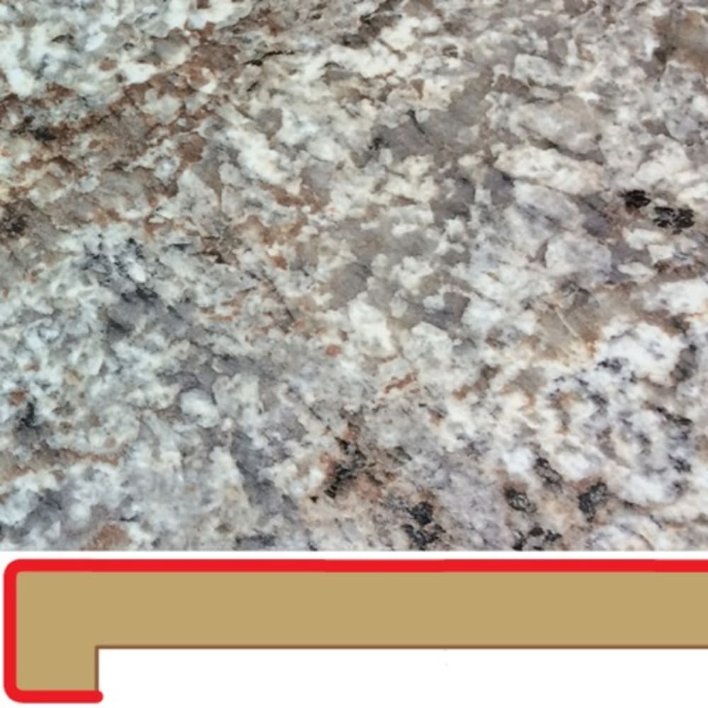 No polishing or resealing needed, and no seams! Simple to cut and install. Perfect for any kitchen, home office or anywhere work space is 50160107 Bianco Romano 6 039 Post formed laminate counter top mitered right