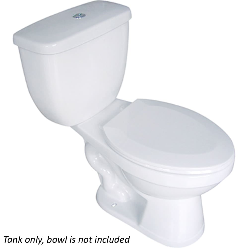 Saranac White .8GPF/1.6GPF Toilet Tank Saranac White .8GPF/1.6GPF Toilet Tank