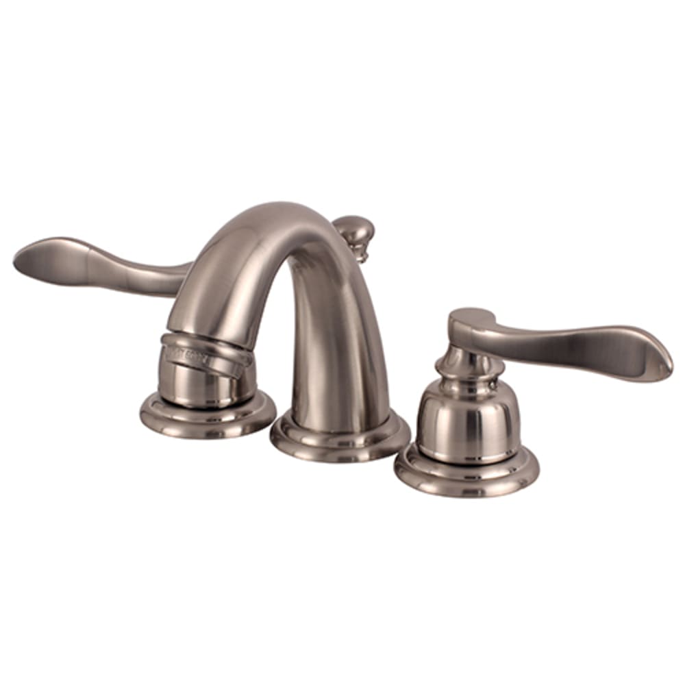 Faucet Lavatory Wave 8" Widespread Satin Nickel Faucet Lavatory Wave 8" Widespread Satin Nickel