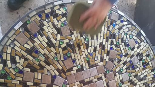 sponge grout sponge grout