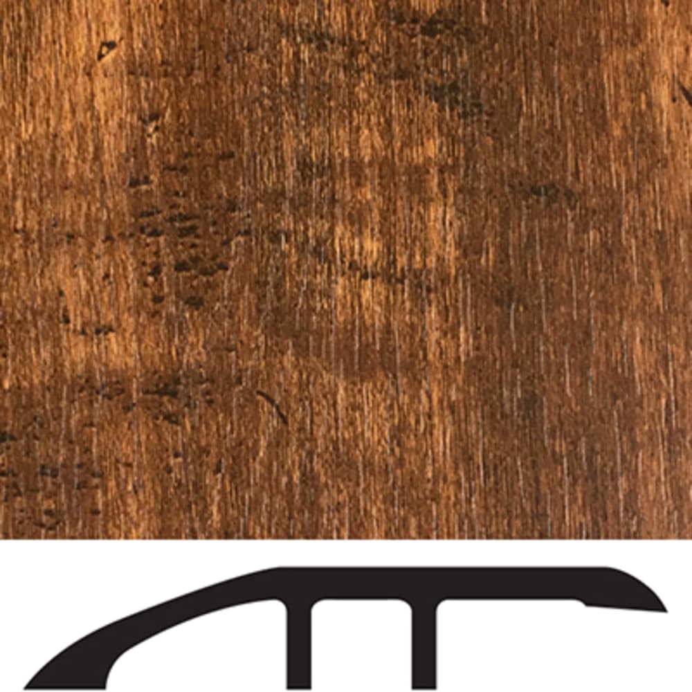 Adds a finishing touch to a floor with a matching color. LVT molding profile used to transition floors of unequal heights. From wood / 5556033 Luxury Vinyl Floor Reducer Molding Sherbourne Oak