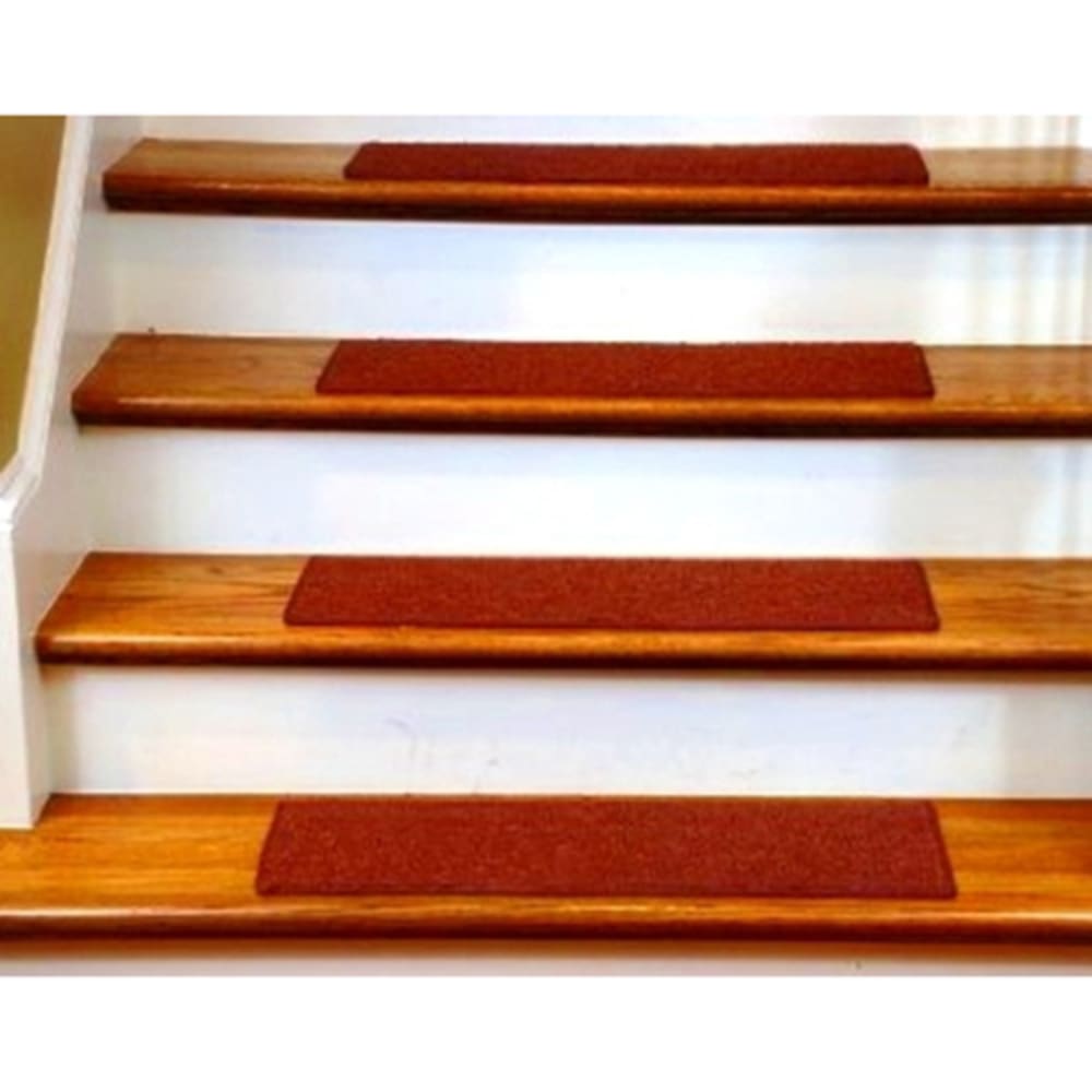 8 x 18 carpeted stair treads consists of 13 matching carpet colors patterns Features long wearing loop pile construction that 5544136 Flooring, Rugs - Mats