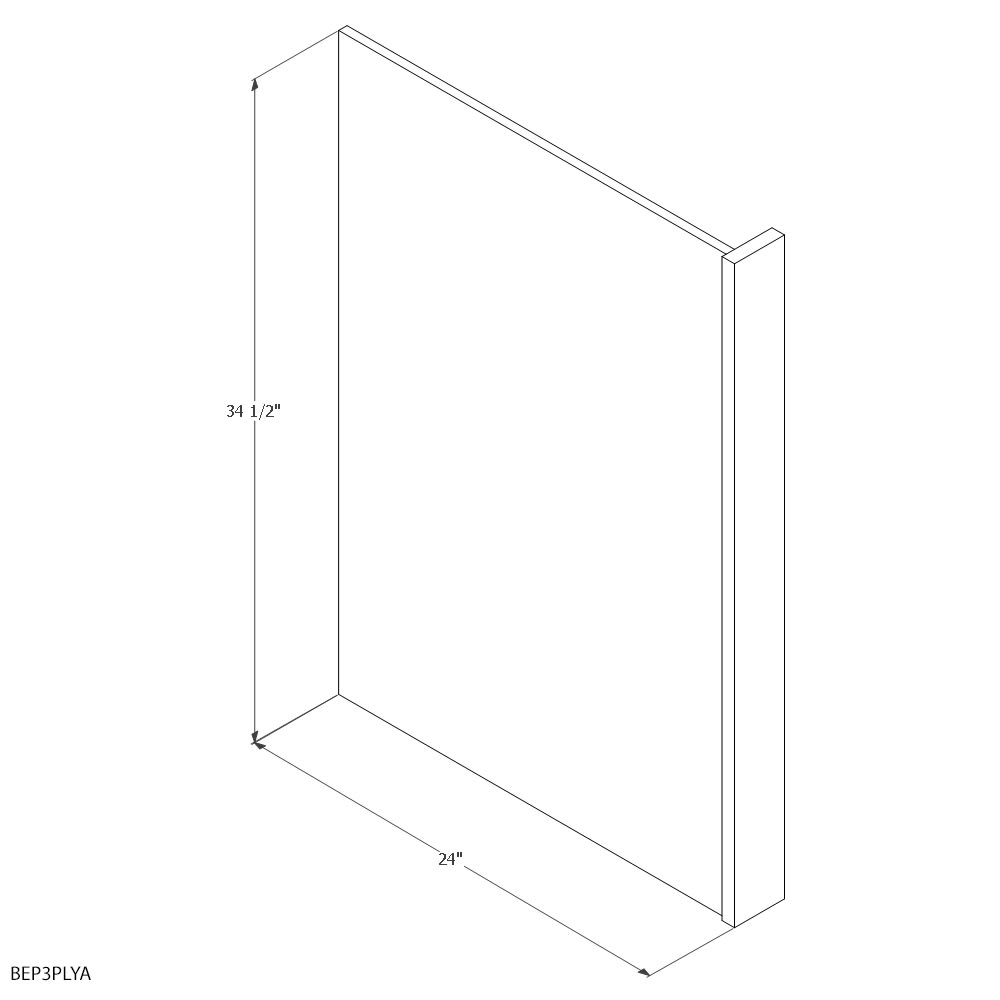 Cabinet Unfinished Oak BEP3 Cabinet Unfinished Oak BEP3