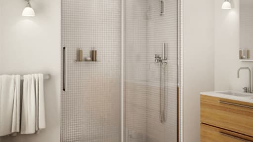 Maax Halo 48" Clear Glass Shower Door Maax Halo 48" Clear Glass Shower Door